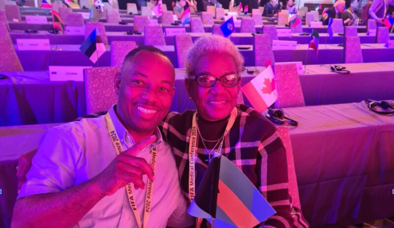 Daniel Miller and Dr. Patti Symonette
